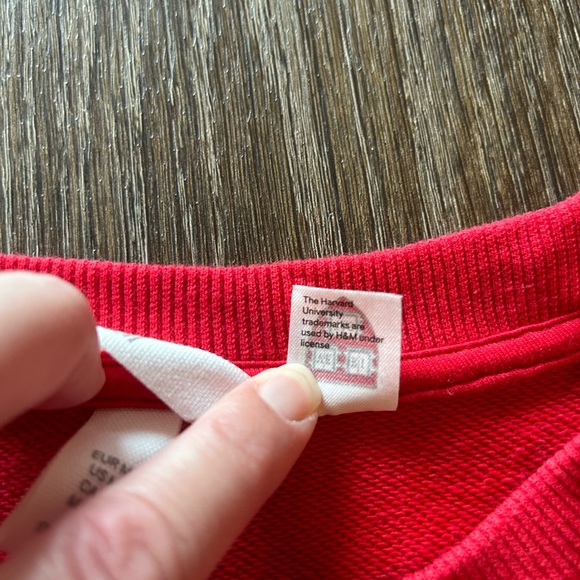 H&M Harvard University Printed Sweatshirt - Picture 6 of 7